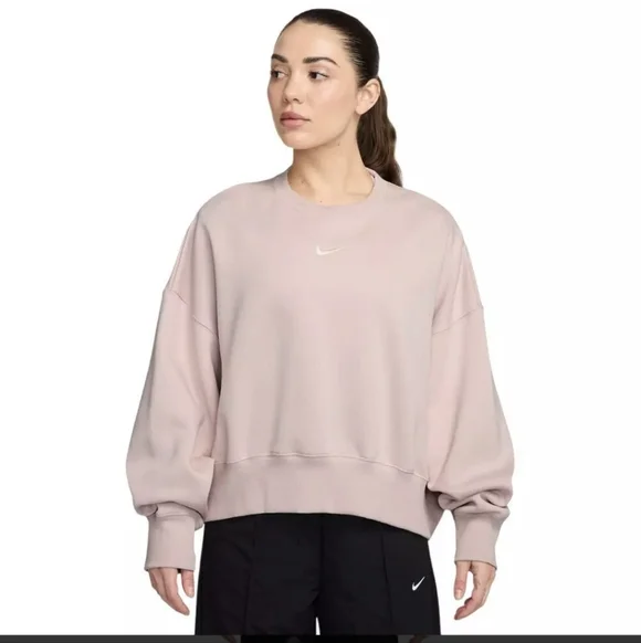 Nike Sportswear Phoenix Fleece Oversized Crewneck Sweatshirt - Picture 1 of 5